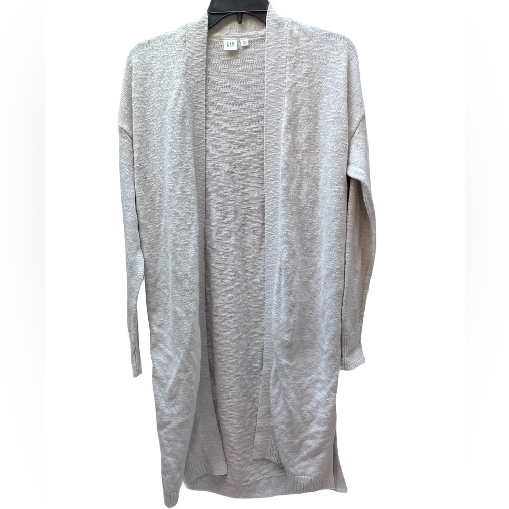 ❤️ GAP LIGHT WEIGHT GREY DUSTER SWEATER size XS